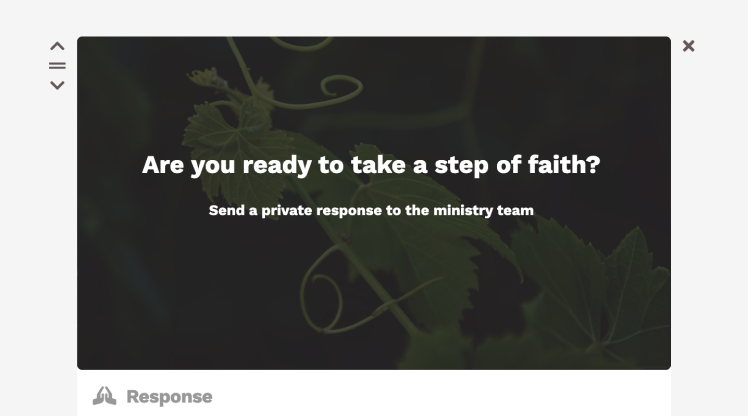 Interactive sermon notes