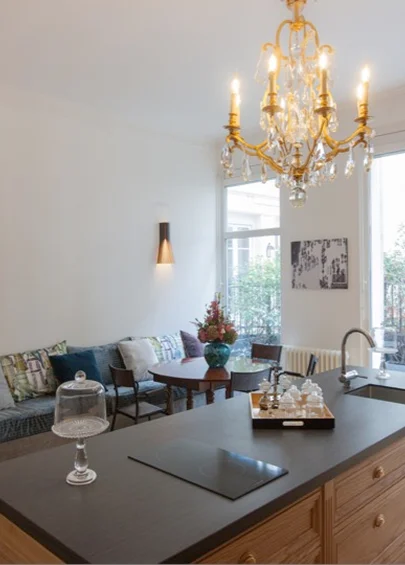intérieur d'un appartement haussmannien