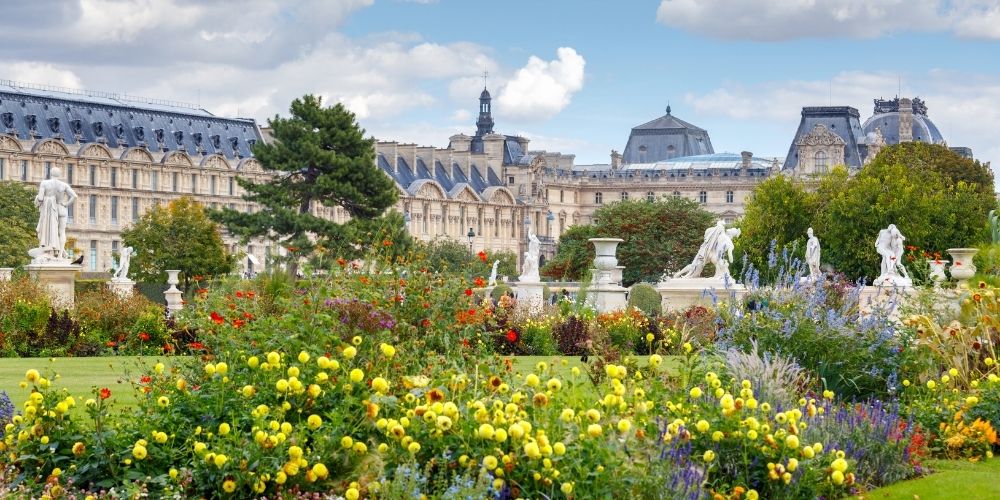 photo du jardin des tuileries à paris