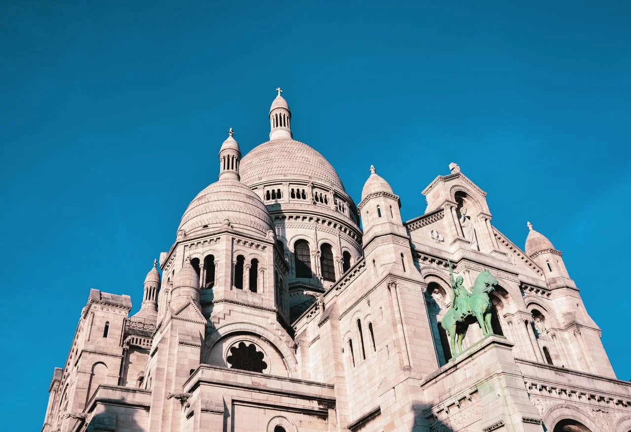 photo de la basilique du sacré coeur à montmartre