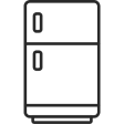 Silhouette of two people standing face to face, one adjusting the other's collar or tie against a white background.