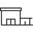 Icon of a small storefront with an awning and a fence beside it.