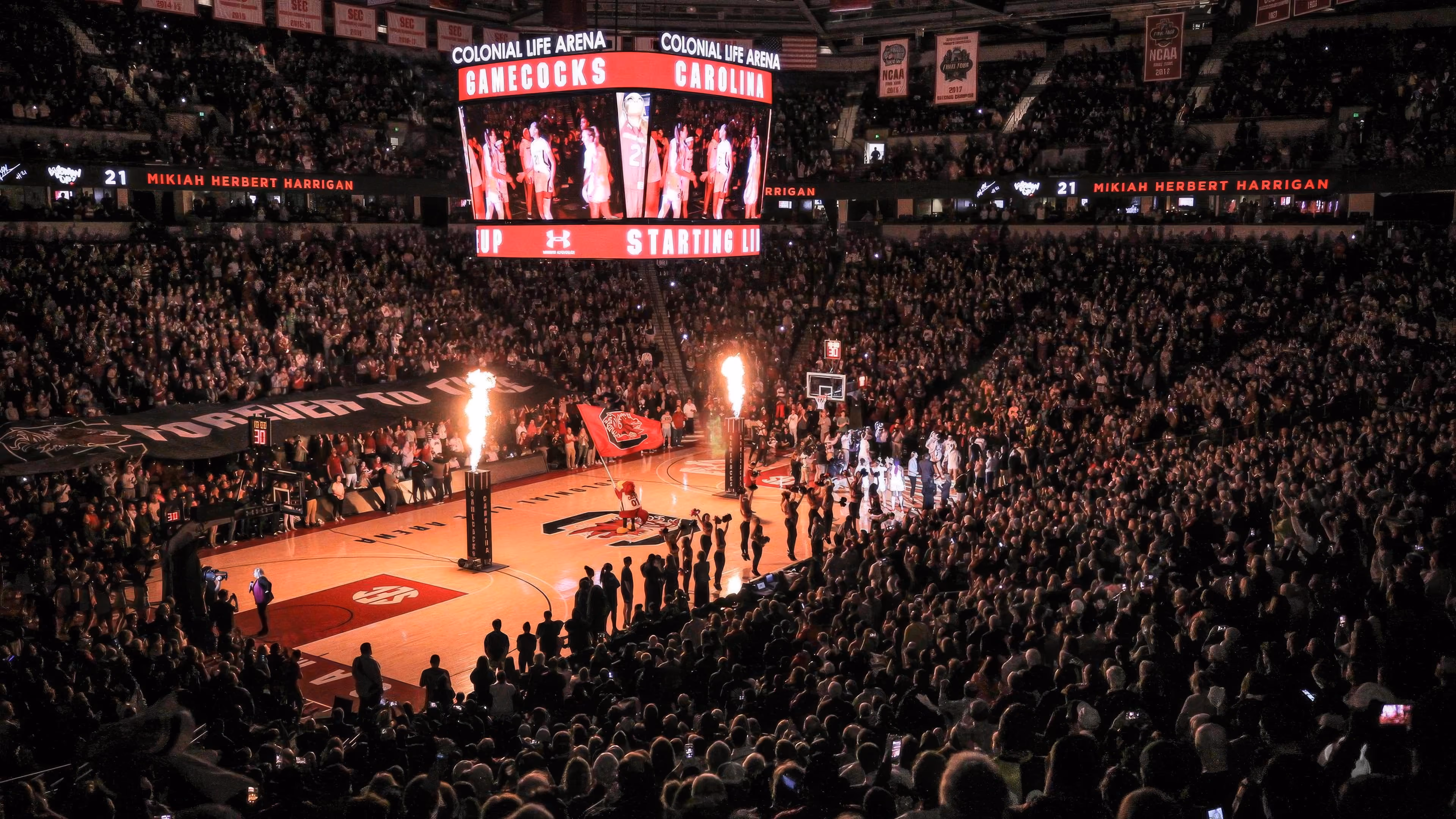 Columbia’s premier entertainment venue hosting concerts, basketball games, live events, and major performances throughout the year.