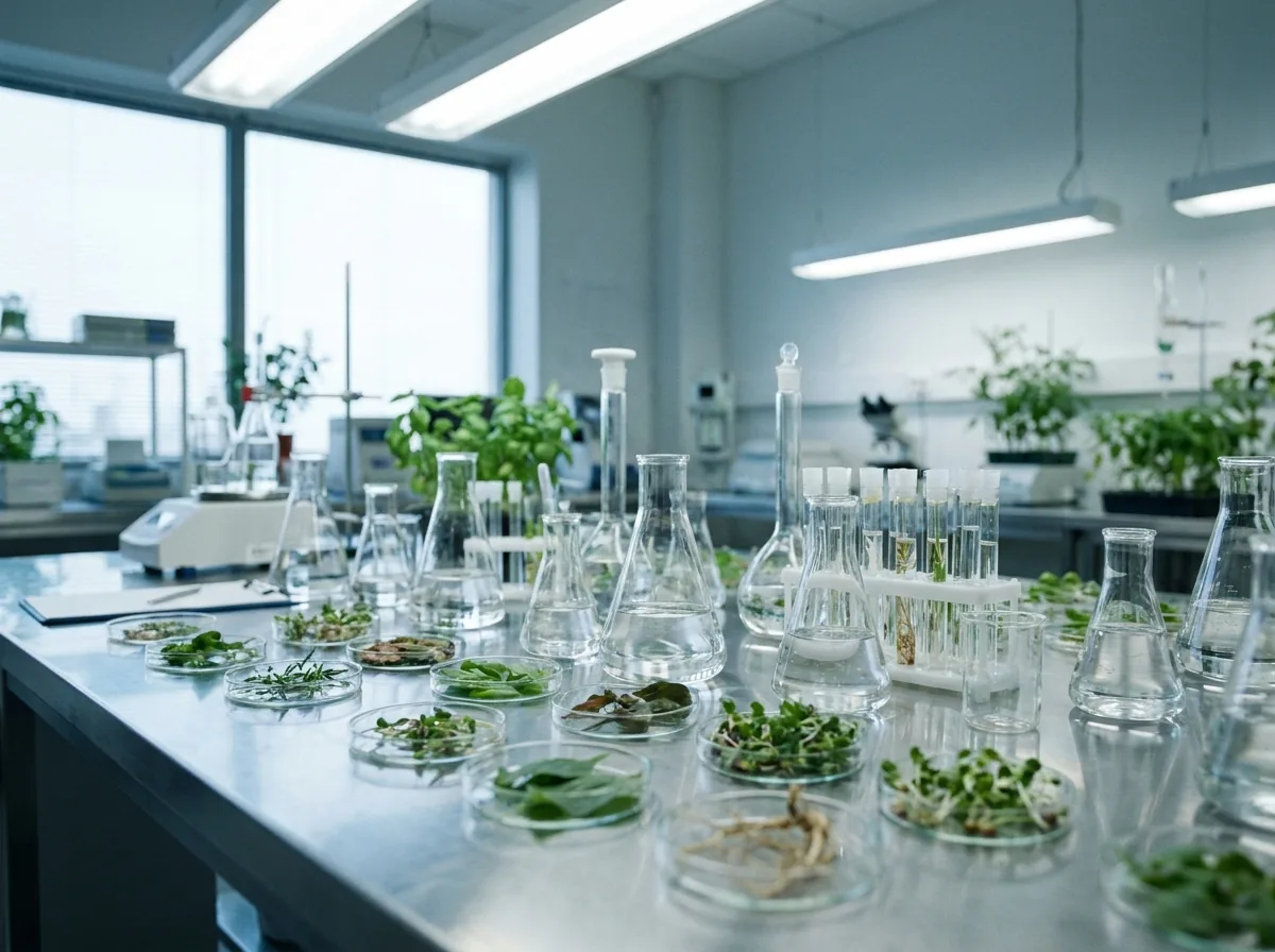 Laboranalyse der Erntproben