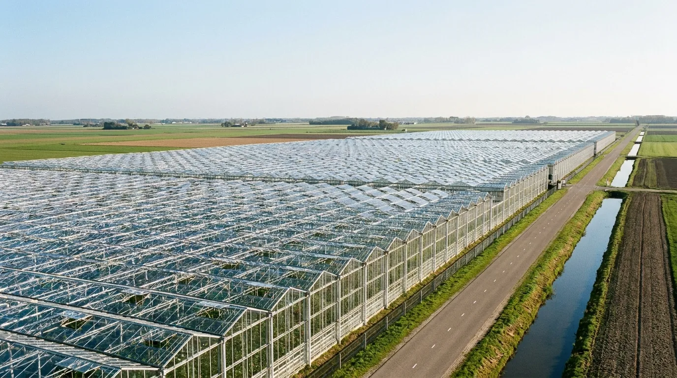 Gewächshauskomplex in den Niederlanden