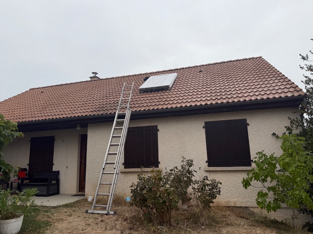 Nettoyage de toiture et démoussage - Marmagne