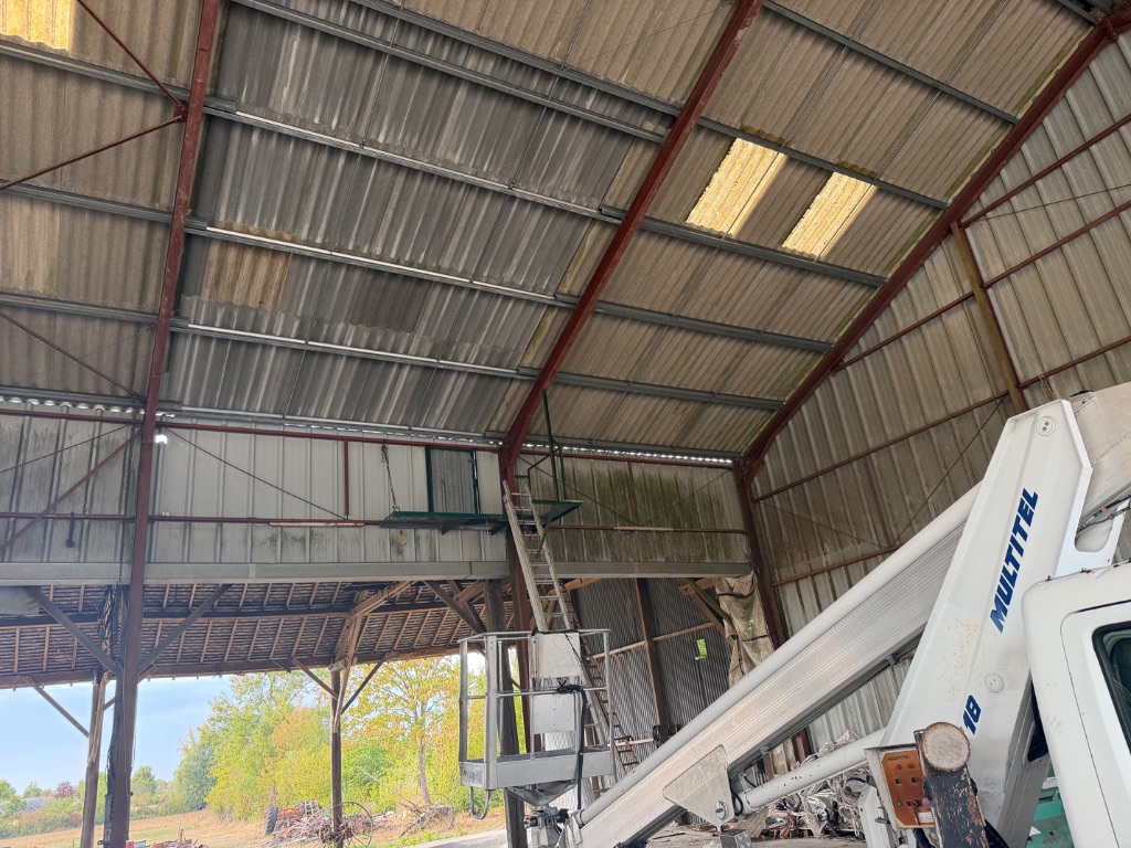 Réparation de toiture de hangar agricole - Mehun-sur-Yèvre