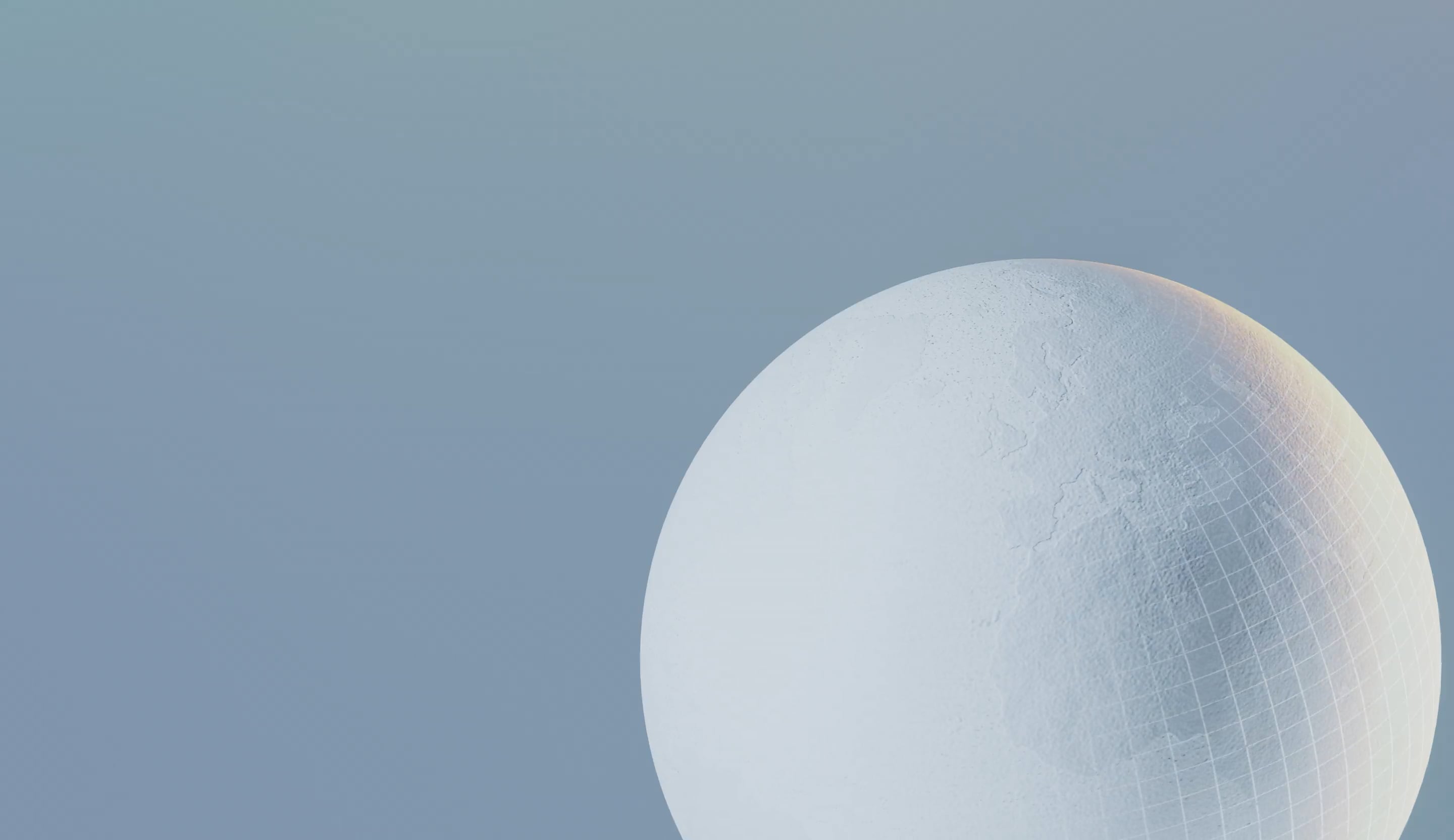 Iridescent globe