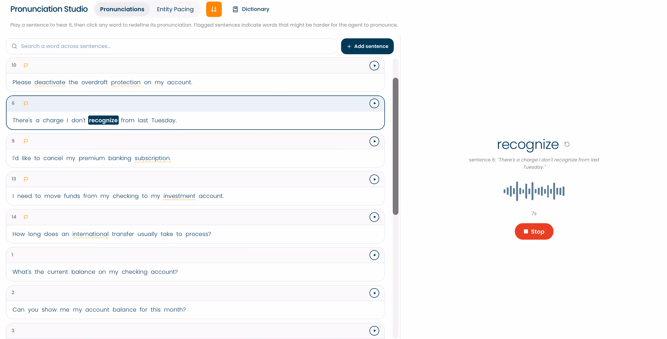 Pronunciation Studio screenshot
