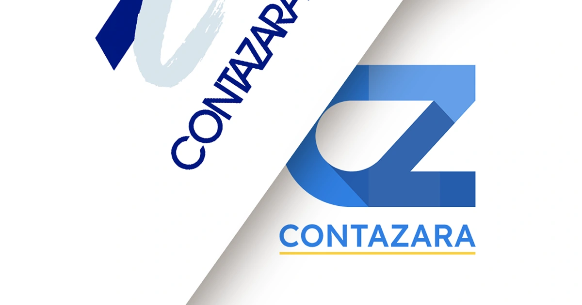 Nueva identidad visual de Contazara diseñada por 360estudio y Binome