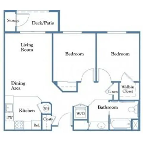 2BD, 1BTH B