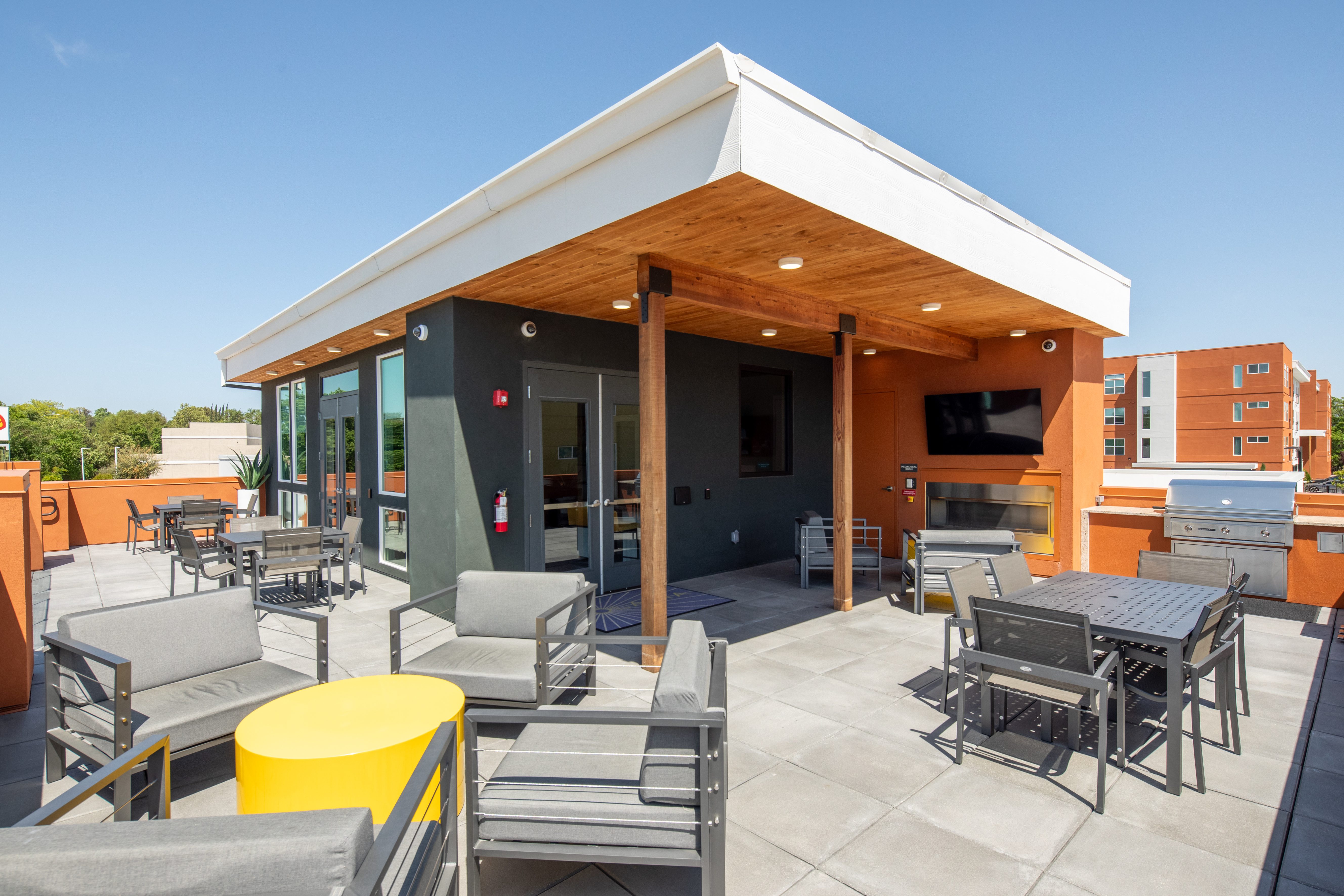 Outdoor seating area