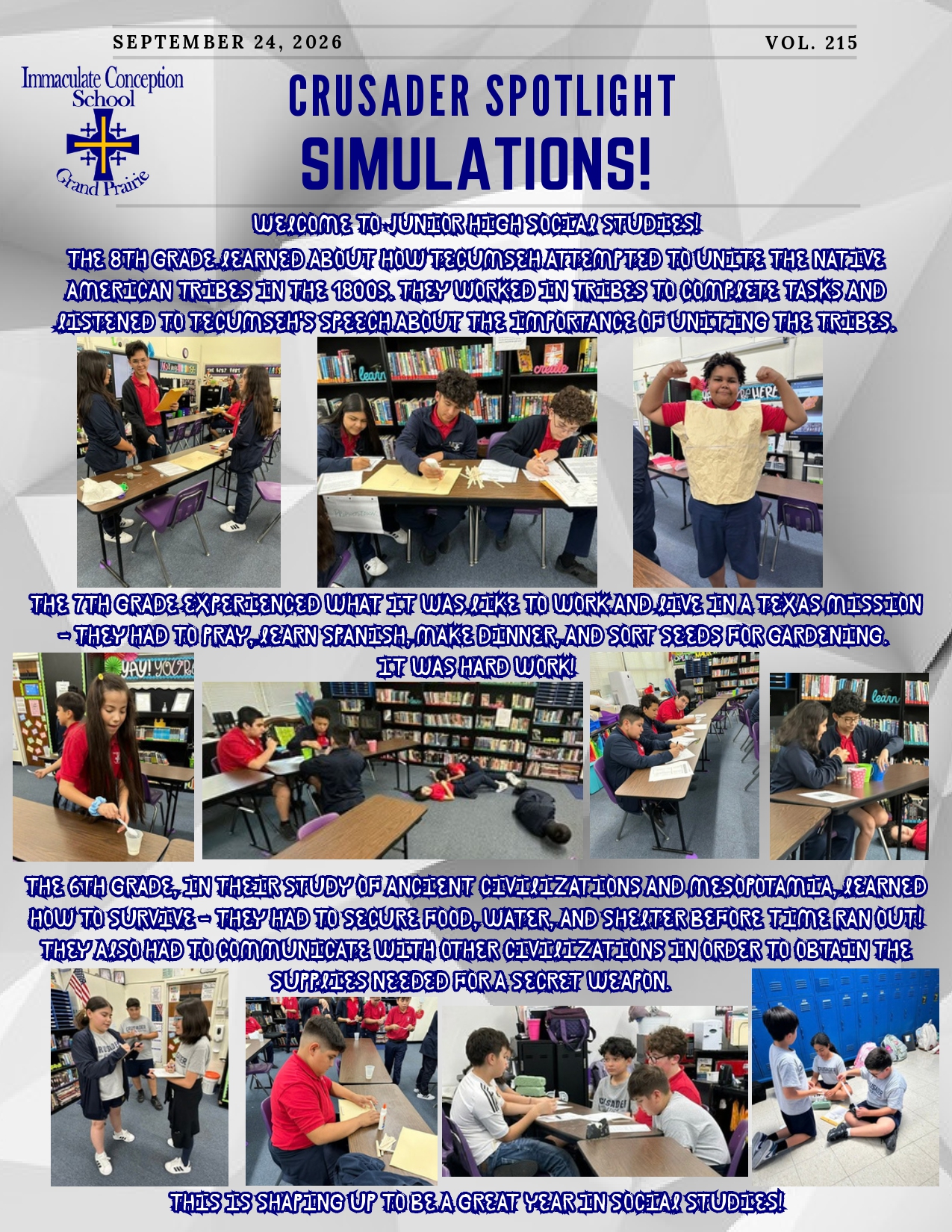 Jr. High Simulations