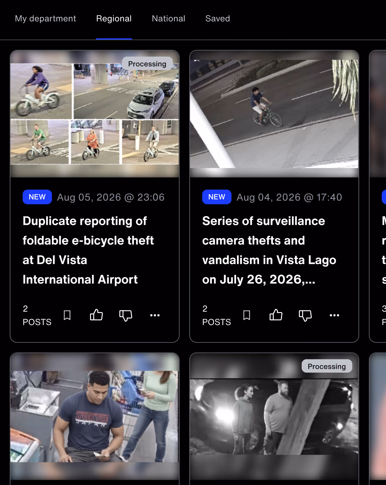 Screen showing reports connected by BLTN's SmartLink