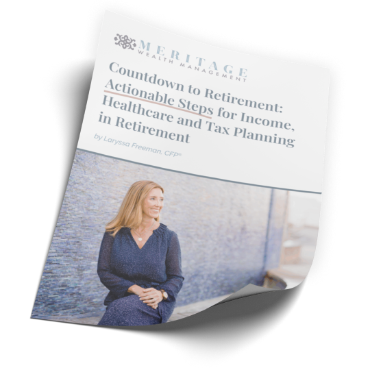 Meritage Wealth Management Countdown to Retirement Guide mockup