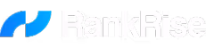 RankRise company logo featuring stylized blue and gray elements.