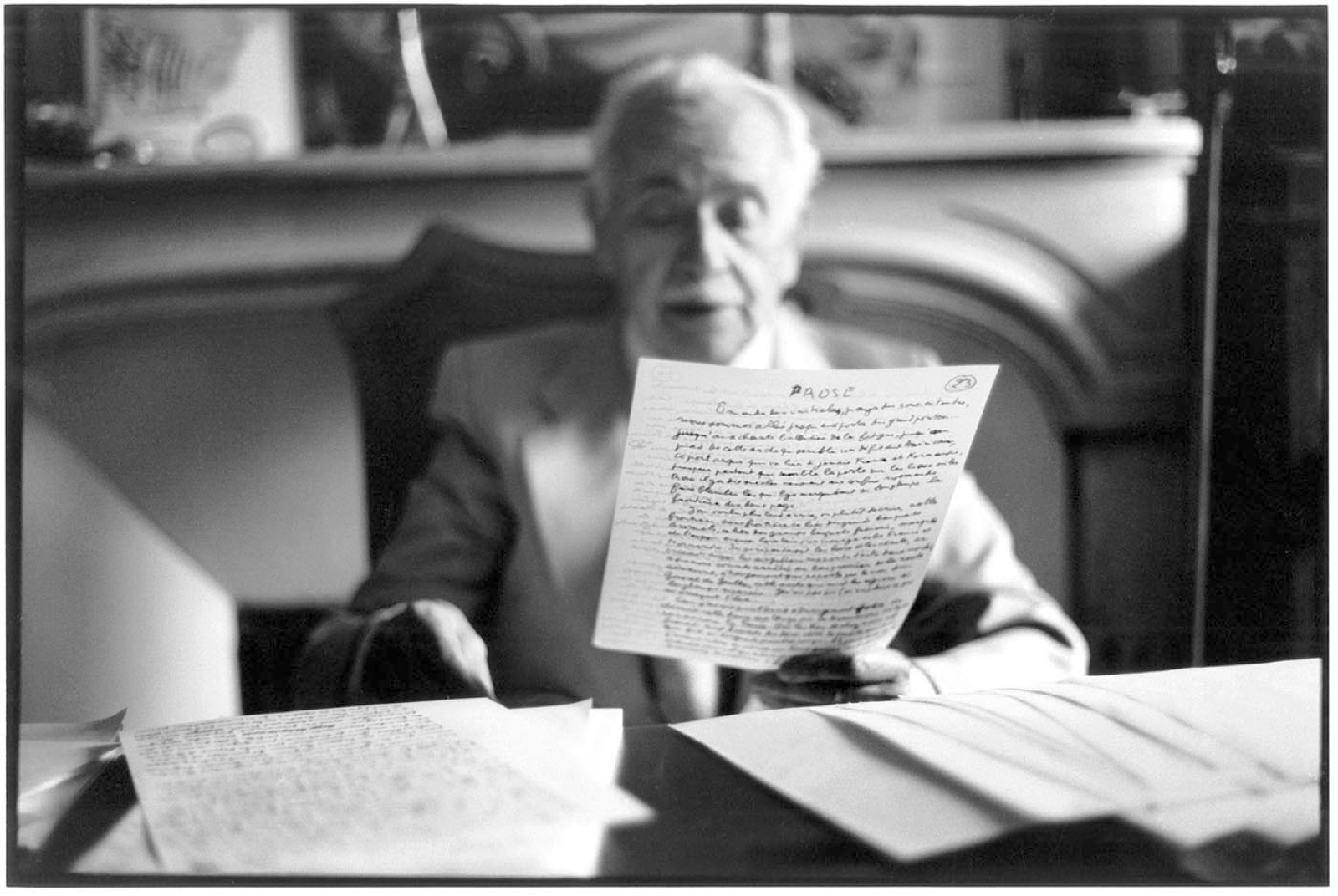 Fransuā Marī Banjē. Luijs Aragons, 1979. gada jūnijs. © François-Marie Banier, ar laipnu Miguel Abreu Gallery atļauju