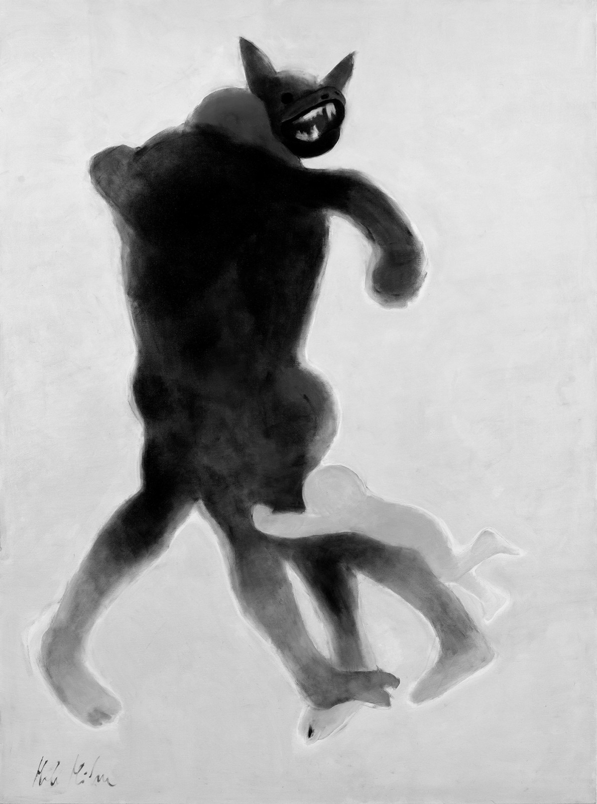 Helēna Heinrihsone. “Rītausma”, 198 x 147 cm, audekls, eļļa, 2024