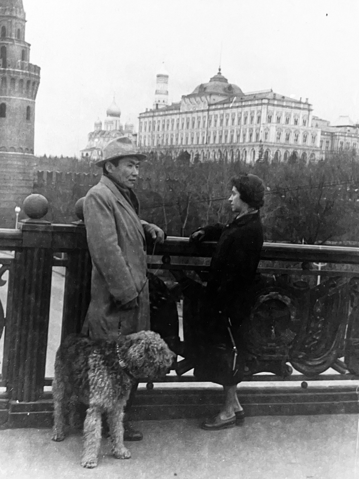 Bidija Dandarons un Natalija Kovrigina Maskavā, 1957