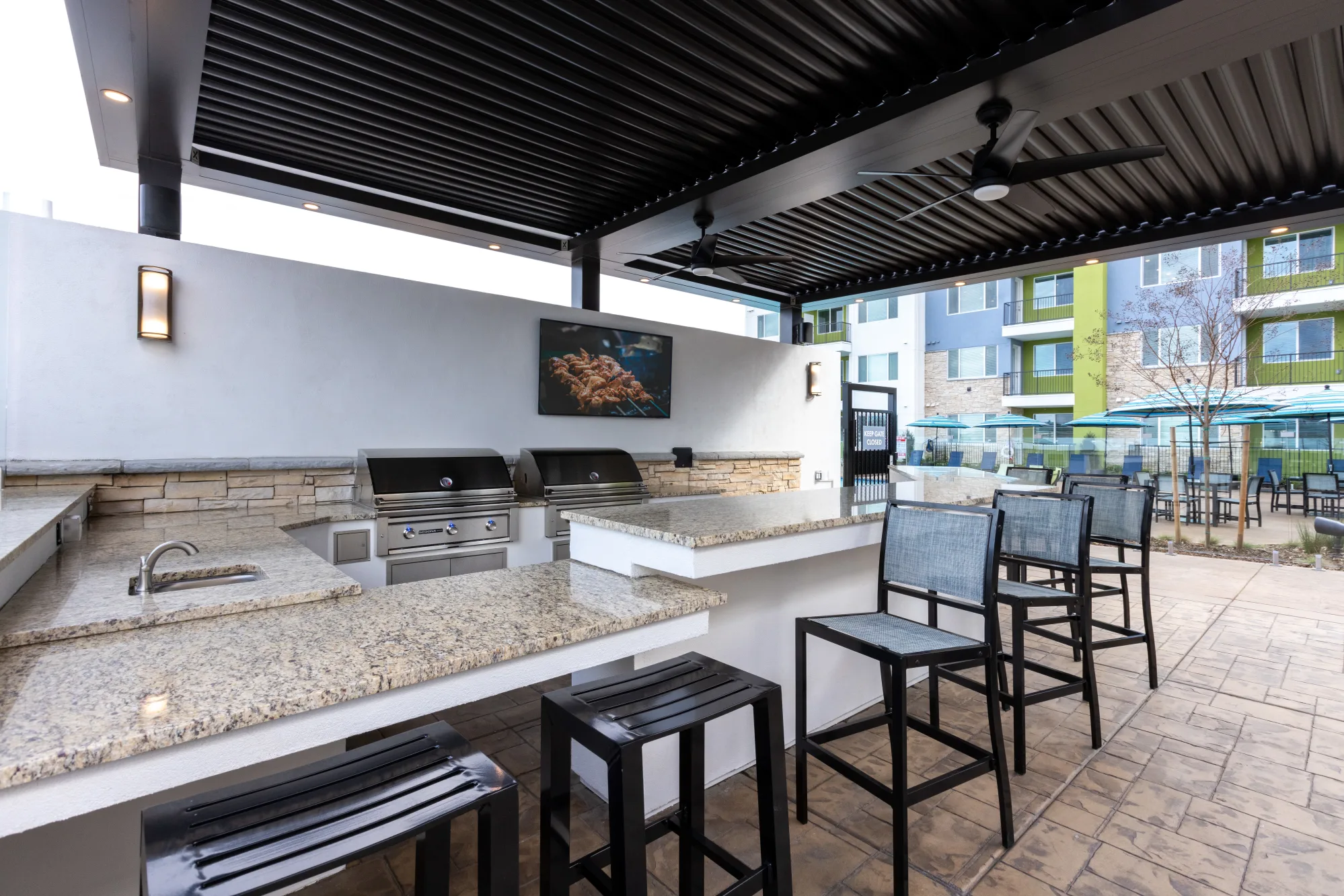 Grilling station