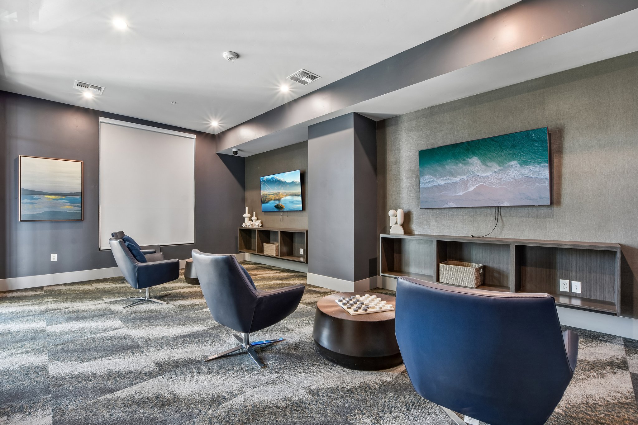 resident lounge in clubhouse