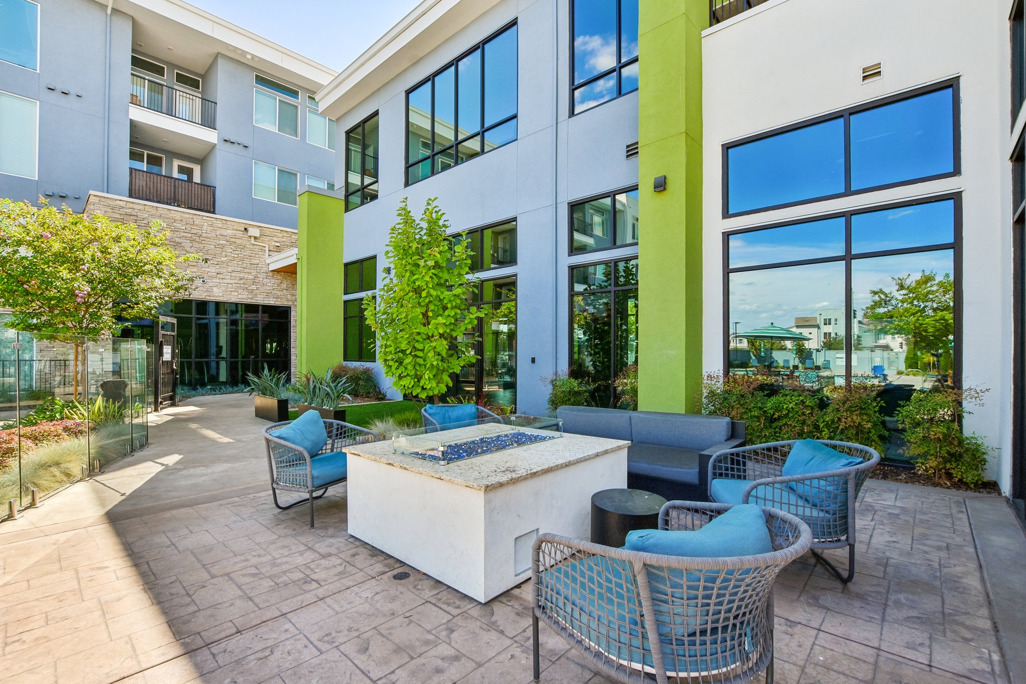 Courtyard with Firepit