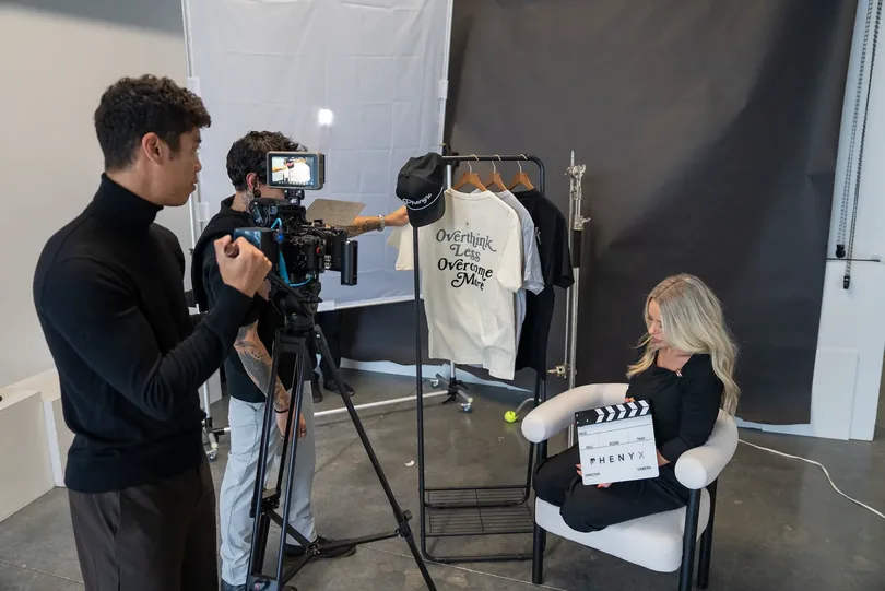 PHENYX video production behind the scenes