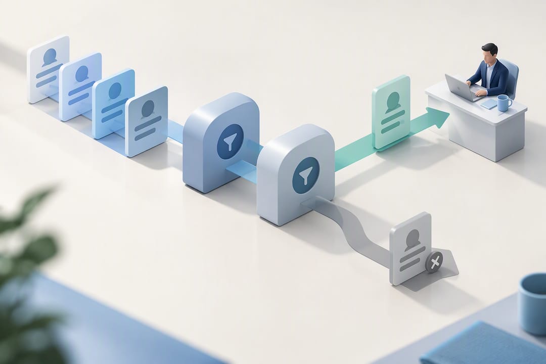 Prequalification quiz filtering SBA loan traffic