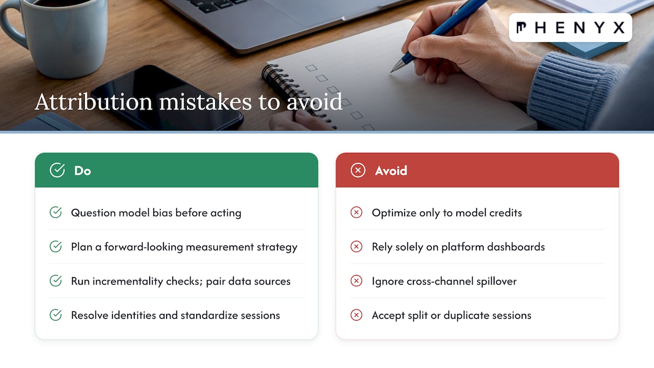 Common Mistakes That Undermine Attribution — overview diagram