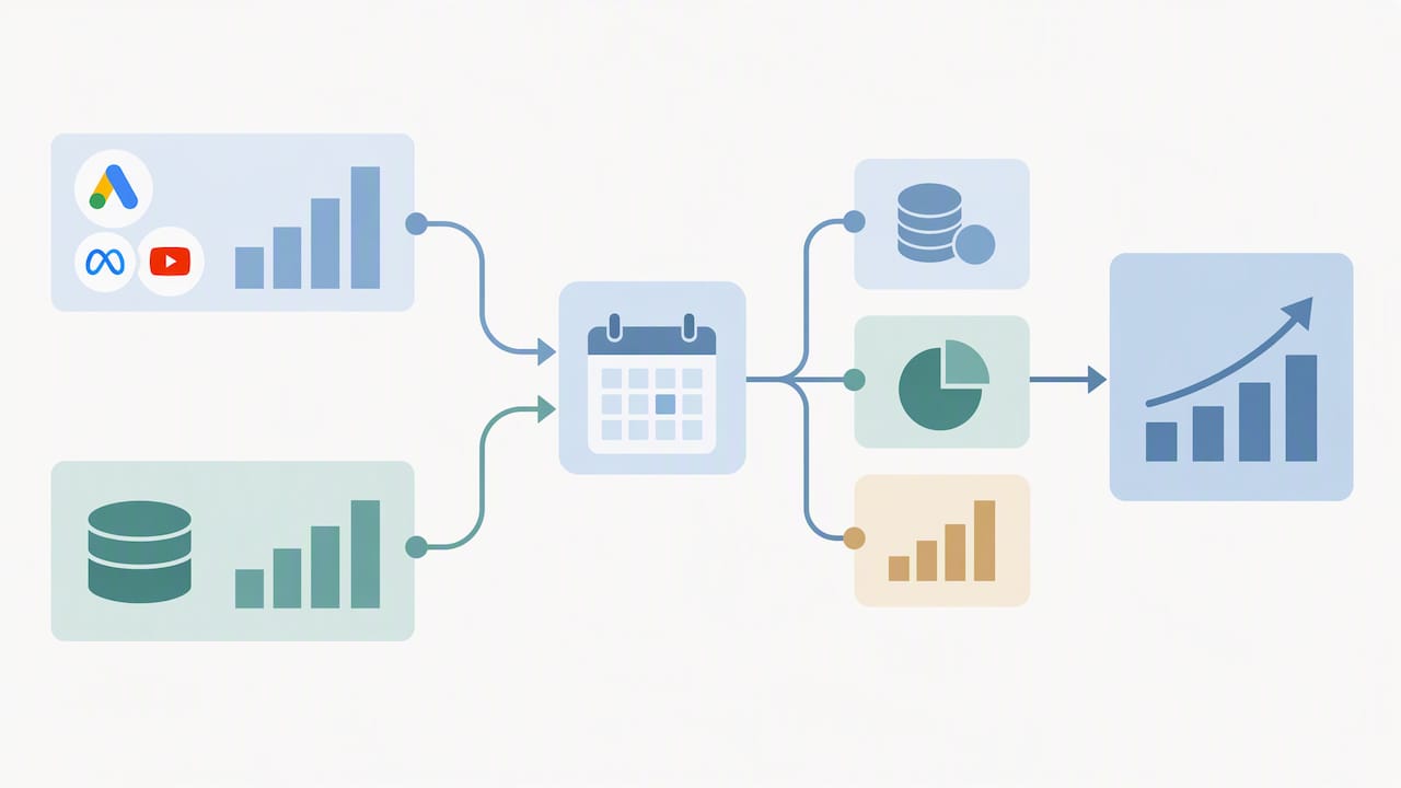 Separate conversion sources aligned for ROMI calculation