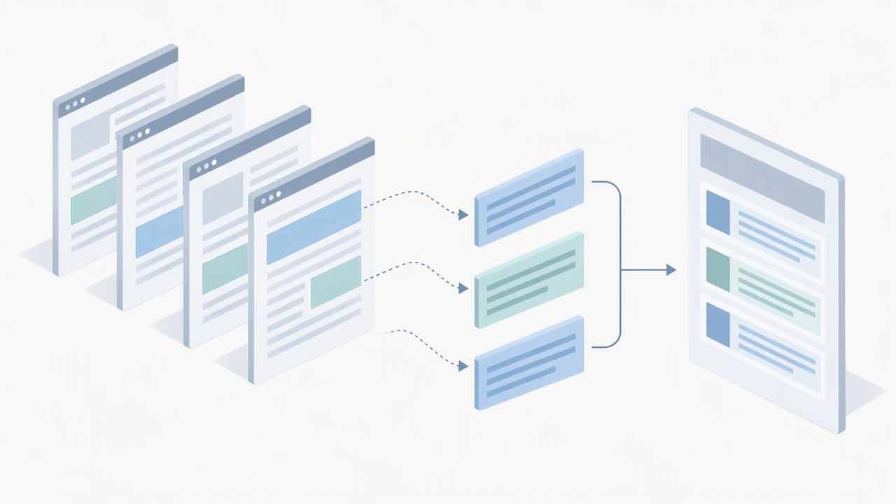 Selected passages flow into a cited answer