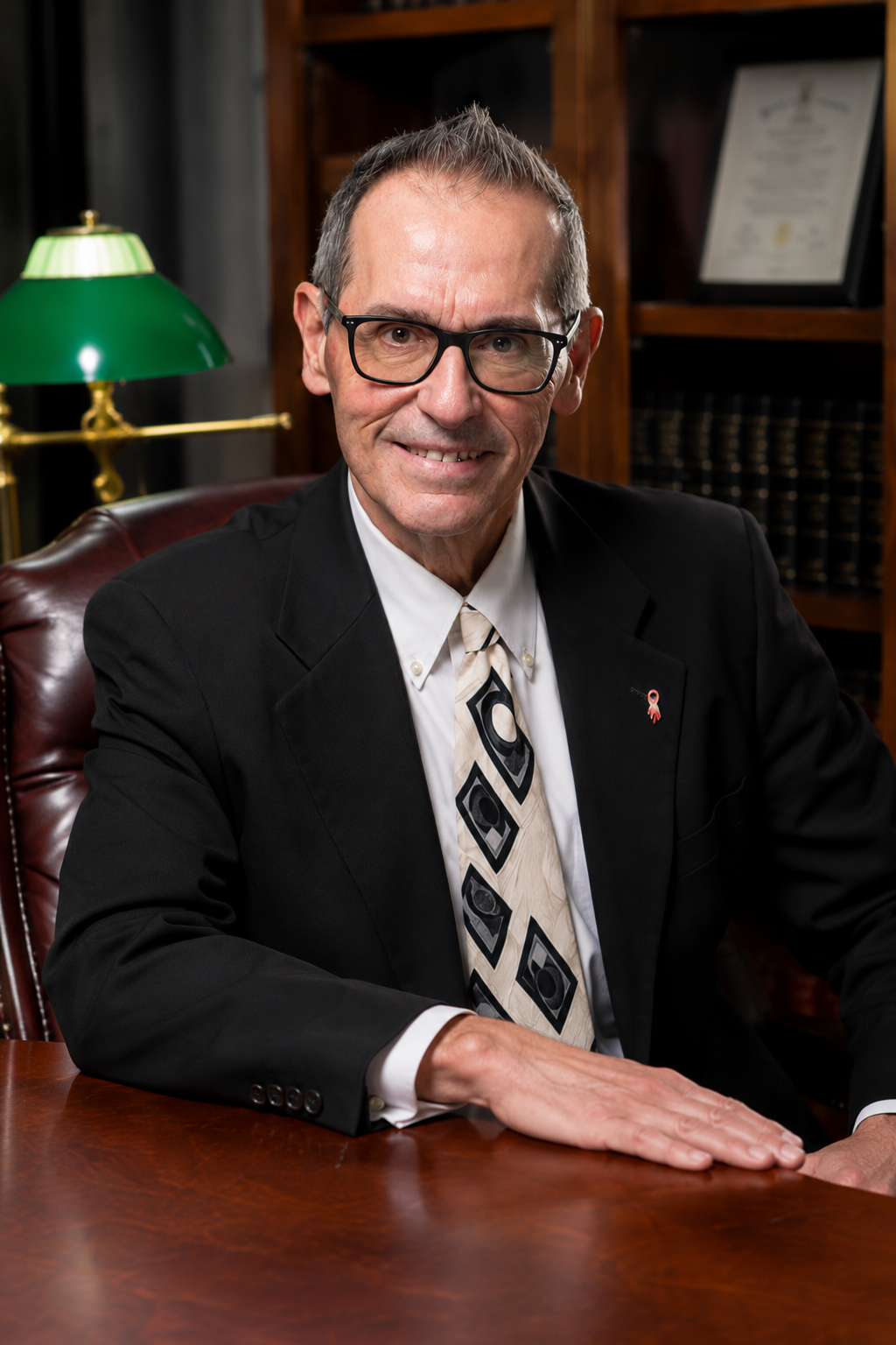 Richard Casolari, CFP, at his Palos Heights office