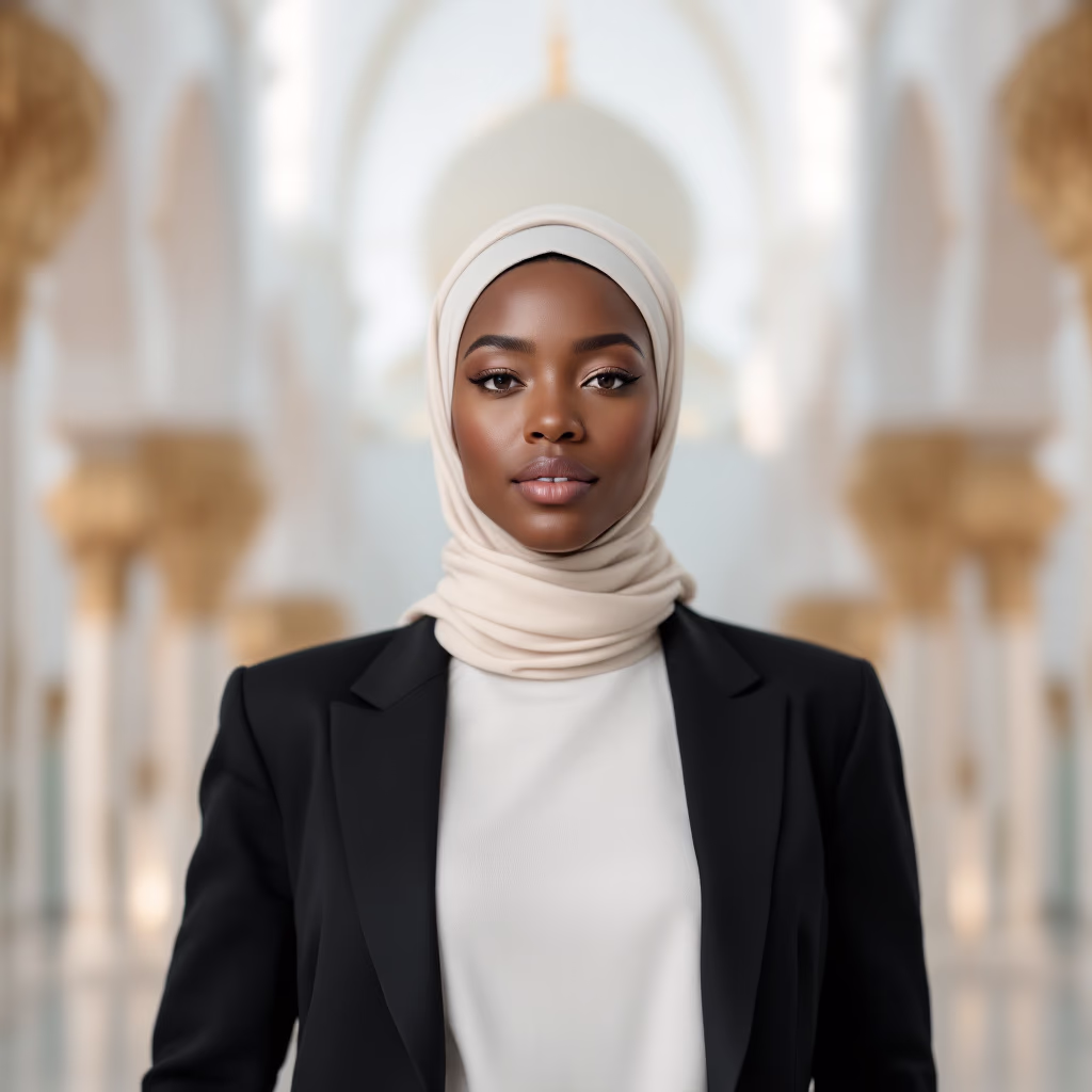 [headshot] image of customer (for a mosque)