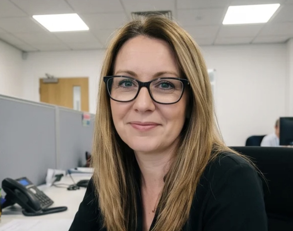<subject>[headshot] image of customer (for a productivity tools business)</subject>