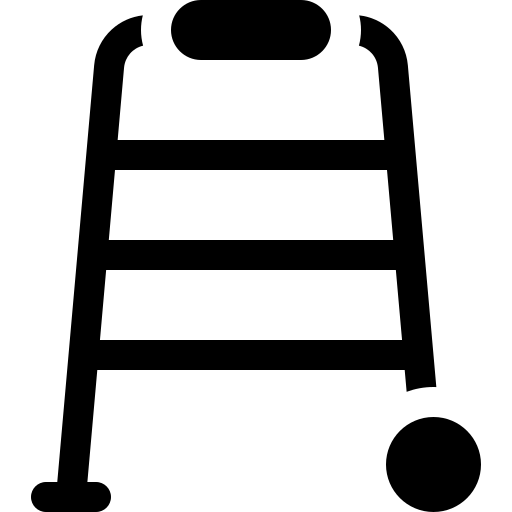 Rolling walker icon