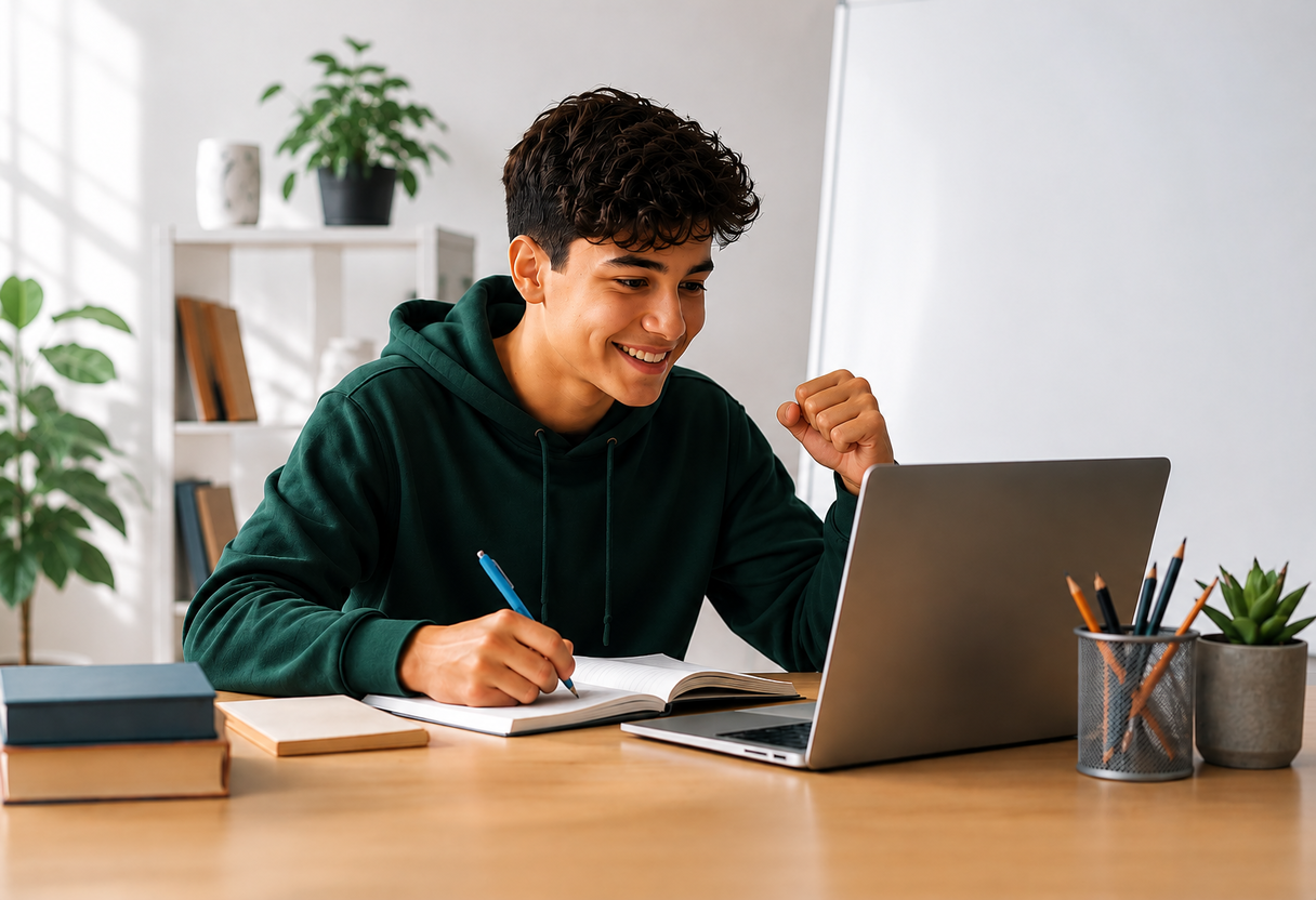 image of tutoring session in progress for a private tutor