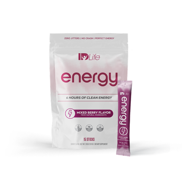 Energy Mixed Berry bag with one stick pack