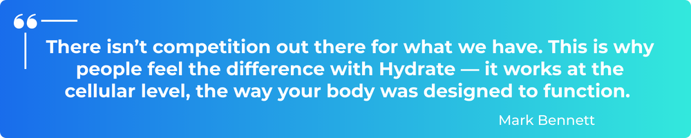 IDLife Hydrate electrolyte balance infographic