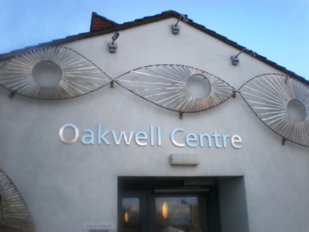 Architectural steelwork on hospital building