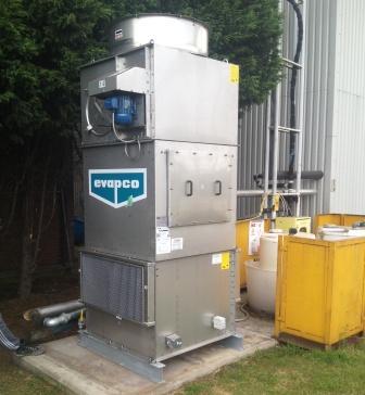 G&G new cooling tower installation