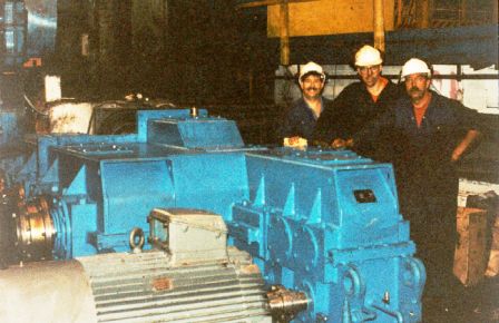 G&G gearbox on-site commissioning