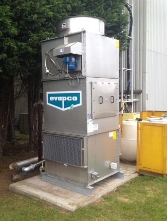 Cooling tower installation