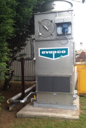 Cooling tower installation