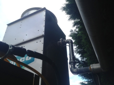 Cooling tower installation