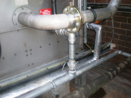 Stainless steel pipework system