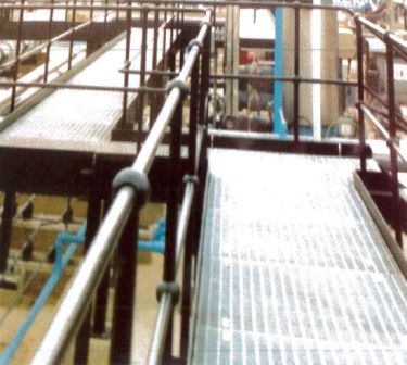 On-site walkway construction