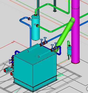 G&G boiler external design for chemical industry