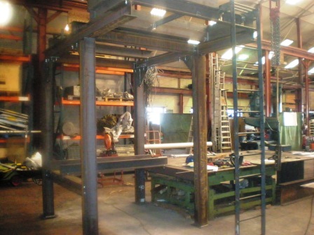 Structural steel fabrication