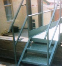 Fire escape fabrication