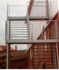 Fire escape fabrication